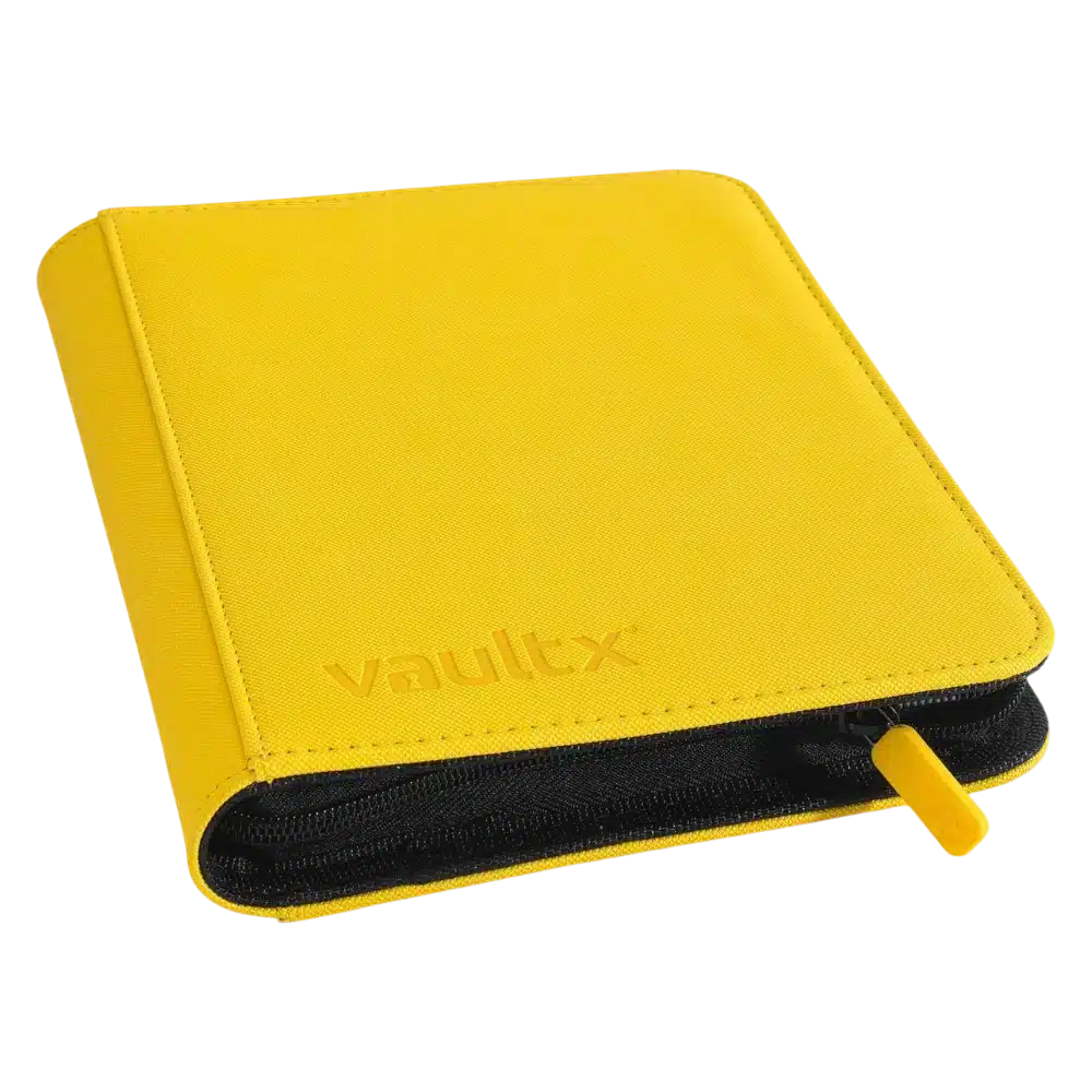VAULT X ZIP BINDER - 2x2 SUNRISE YELLOW - 160 CARTES