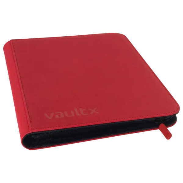 VAULT X ZIP BINDER – 3×3 FIRE RED – 360 CARTES