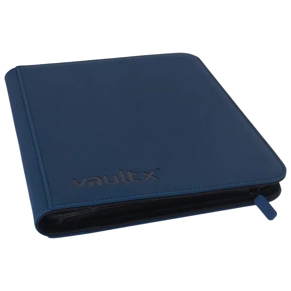 VAULT X ZIP BINDER - 3x3 ROYAL BLUE - 360 CARTES