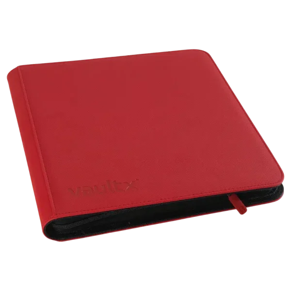 VAULT X ZIP BINDER – 4×3 FIRE RED – 480 CARTES