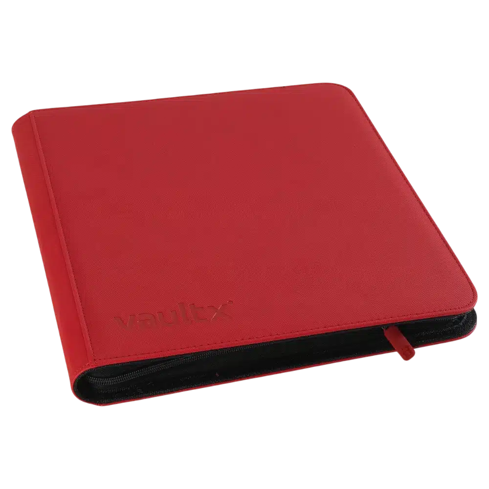 VAULT X ZIP BINDER - 4x3 FIRE RED - 480 CARTES