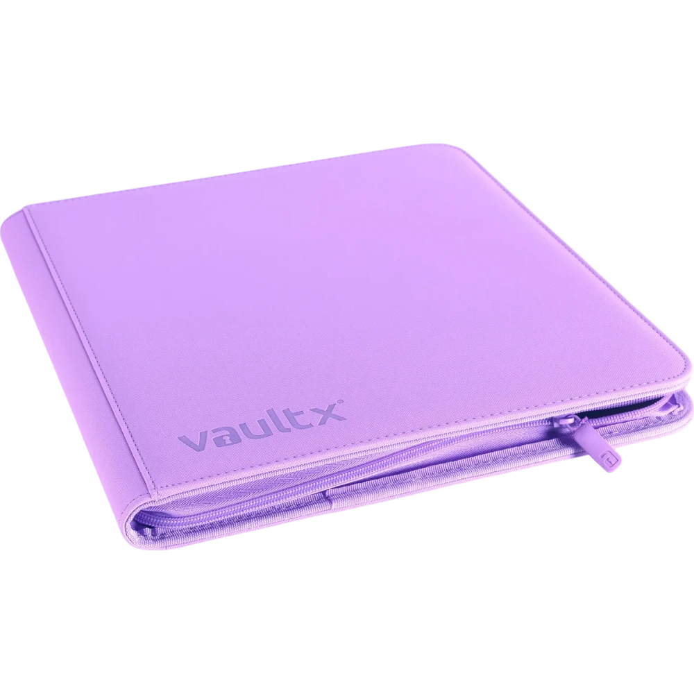 VAULT X ZIP BINDER - 4x3 JUST PURPLE - 480 CARTES