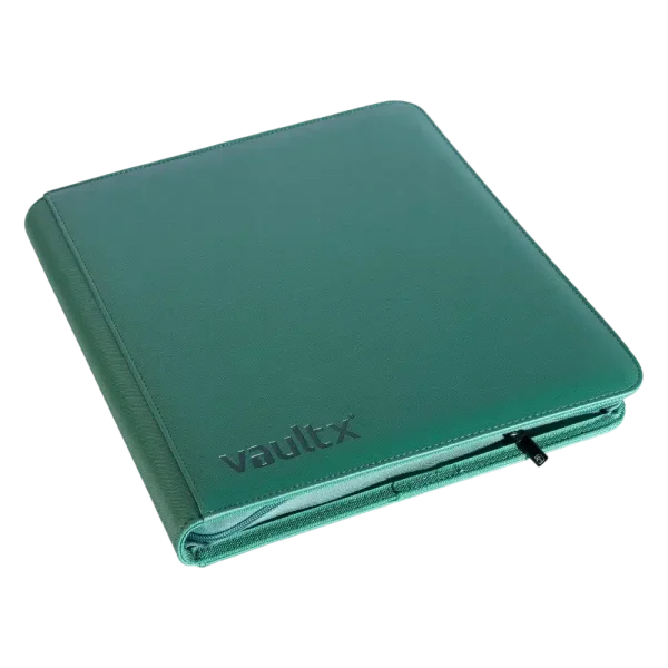 VAULT X ZIP BINDER – 4×3 METALLIC GREEN – 480 CARTES