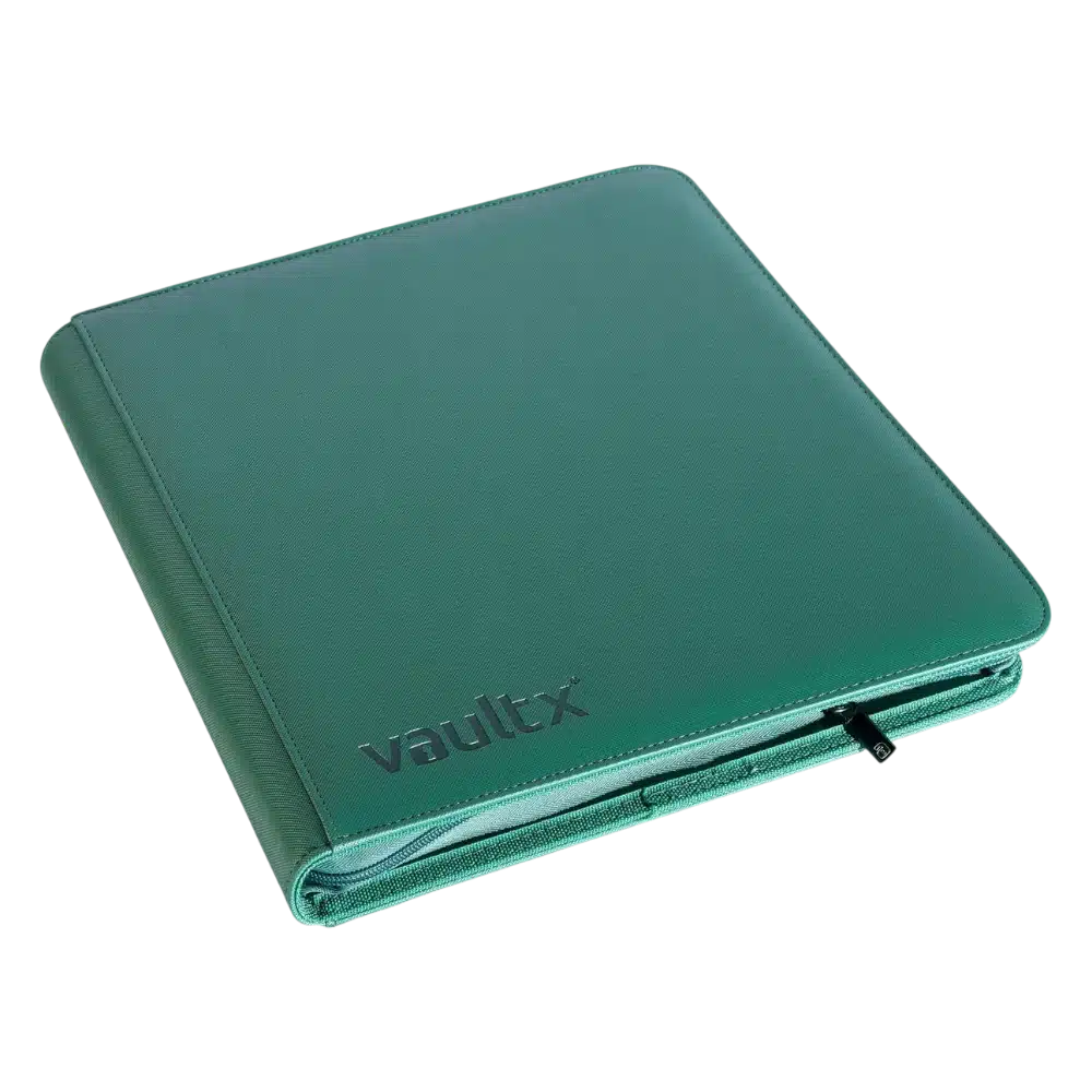VAULT X ZIP BINDER - 4x3 METALLIC GREEN - 480 CARTES
