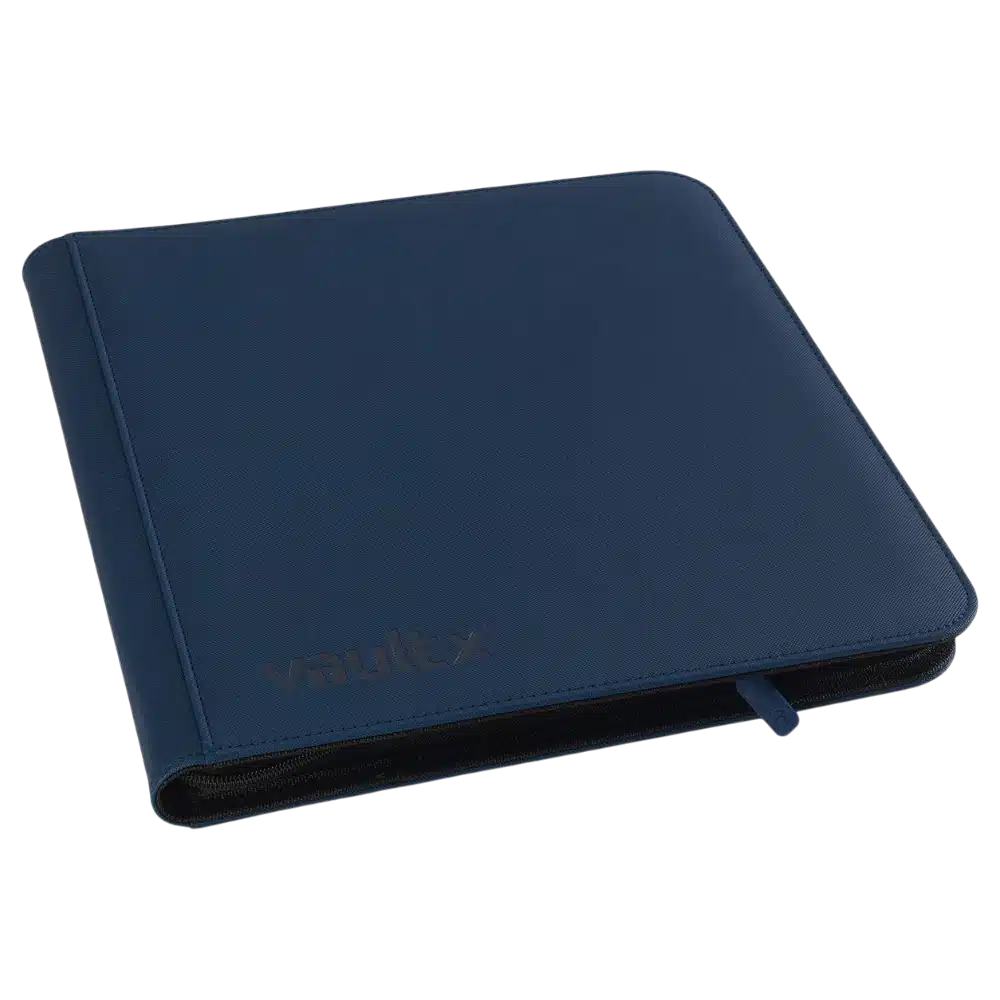 VAULT X ZIP BINDER - 4x3 ROYAL BLUE - 480 CARTES