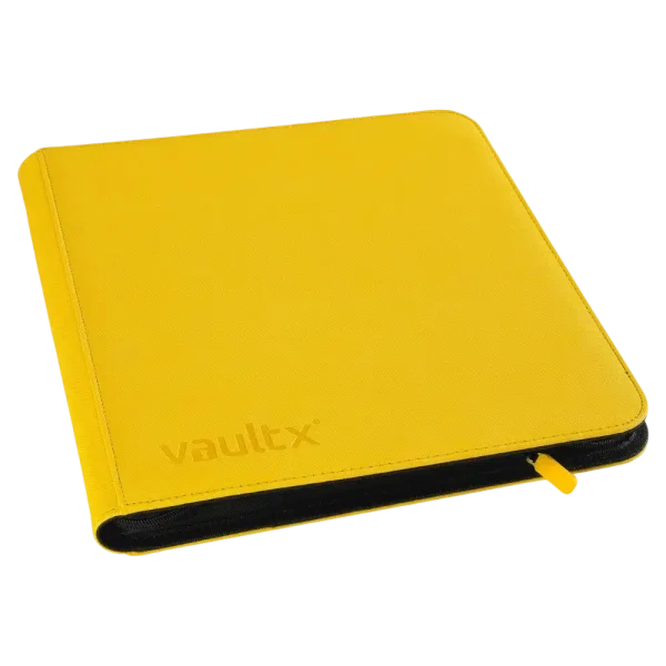 VAULT X ZIP BINDER – 4×3 SUNRISE YELLOW – 480 CARTES