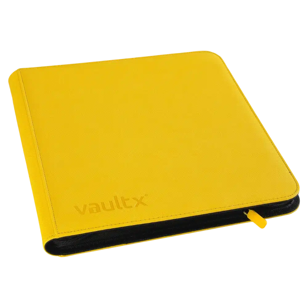 VAULT X ZIP BINDER - 4x3 SUNRISE YELLOW - 480 CARTES