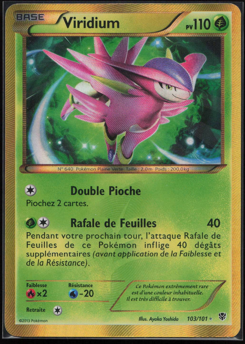 VIRIDIUM 103/101 - EXPLOSION PLASMA - POKEMON FR 2013