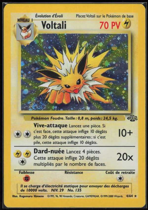 VOLTALI HOLO 4/64 – JUNGLE – POKEMON FR 2000