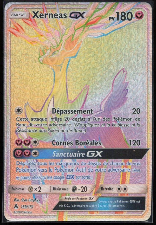 XERNEAS GX 139/131 – LUMIERE INTERDITE – POKEMON FR 2018