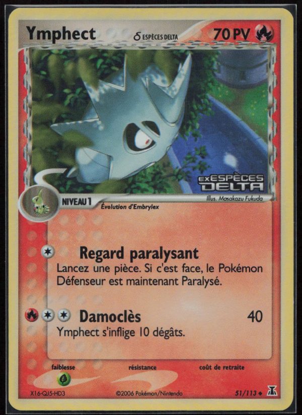 YMPHECT REVERSE 51/113 – ESPECES DELTA – POKEMON FR 2006