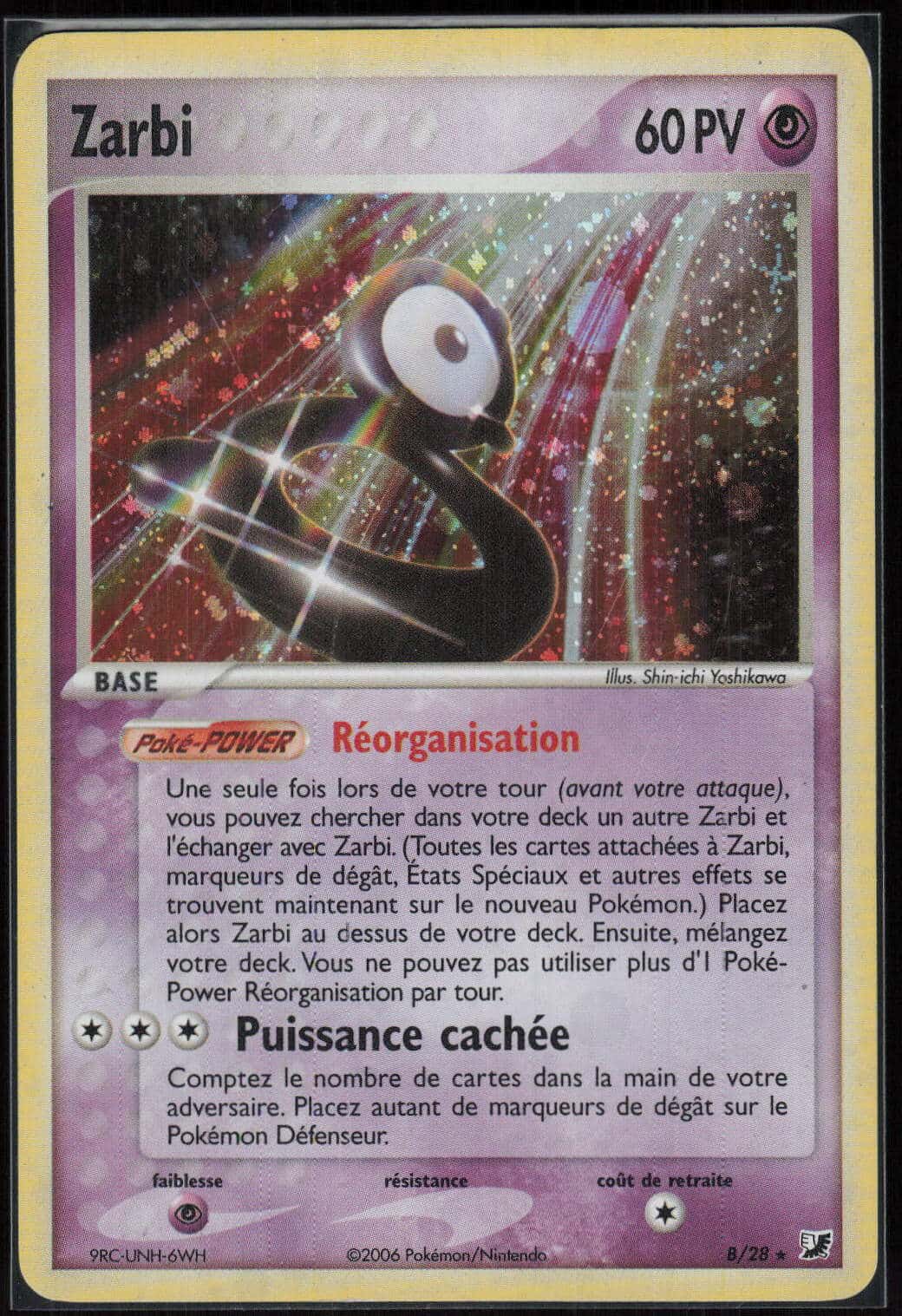 ZARBI HOLO B-28 - FORCES CACHEES - POKEMON FR 2006