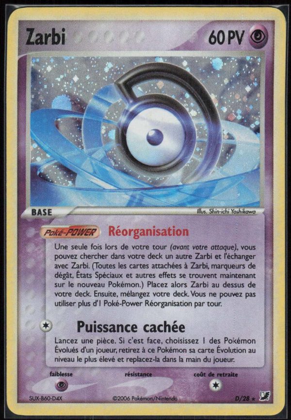 ZARBI HOLO D-28 – FORCES CACHEES – POKEMON FR 2006
