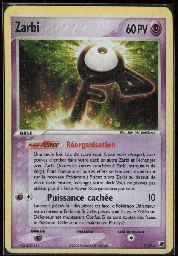 ZARBI HOLO F-28 – FORCES CACHEES – POKEMON FR 2006