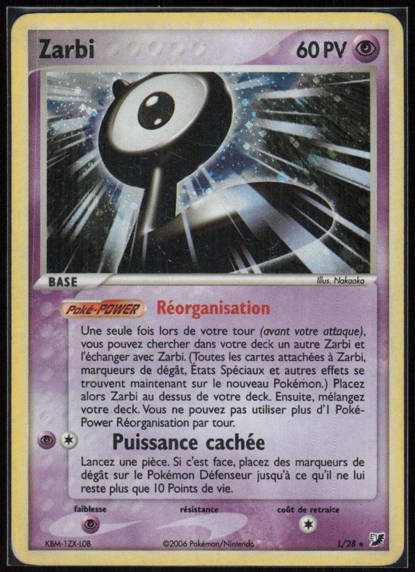 ZARBI HOLO L-28 – FORCES CACHEES – POKEMON FR 2006