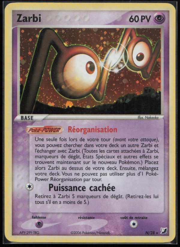 ZARBI HOLO N-28 – FORCES CACHEES – POKEMON FR 2006