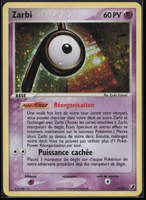 ZARBI HOLO P-28 – FORCES CACHEES – POKEMON FR 2006