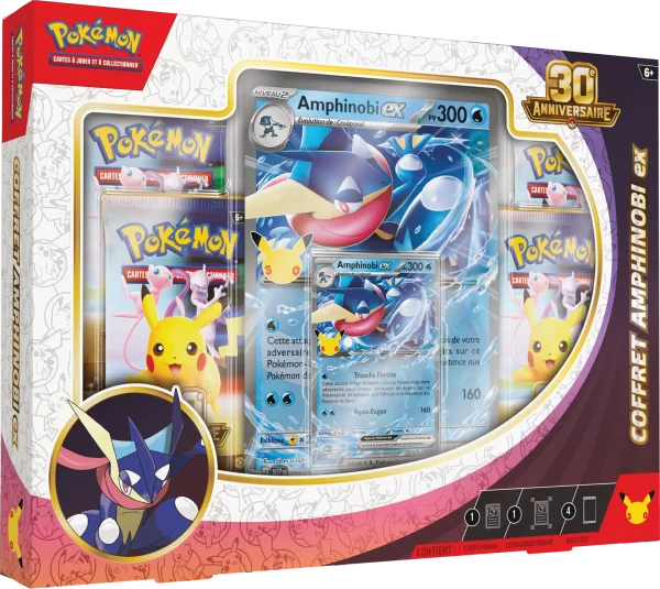 COFFRET AMPHINOBI EX 30e ANNIVERSAIRE – ME5.5 – FRANCAIS 2026 POKEMON