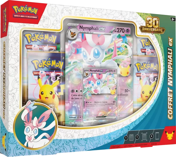 COFFRET NYMPHALI EX 30e ANNIVERSAIRE – ME5.5 – FRANCAIS 2026 POKEMON