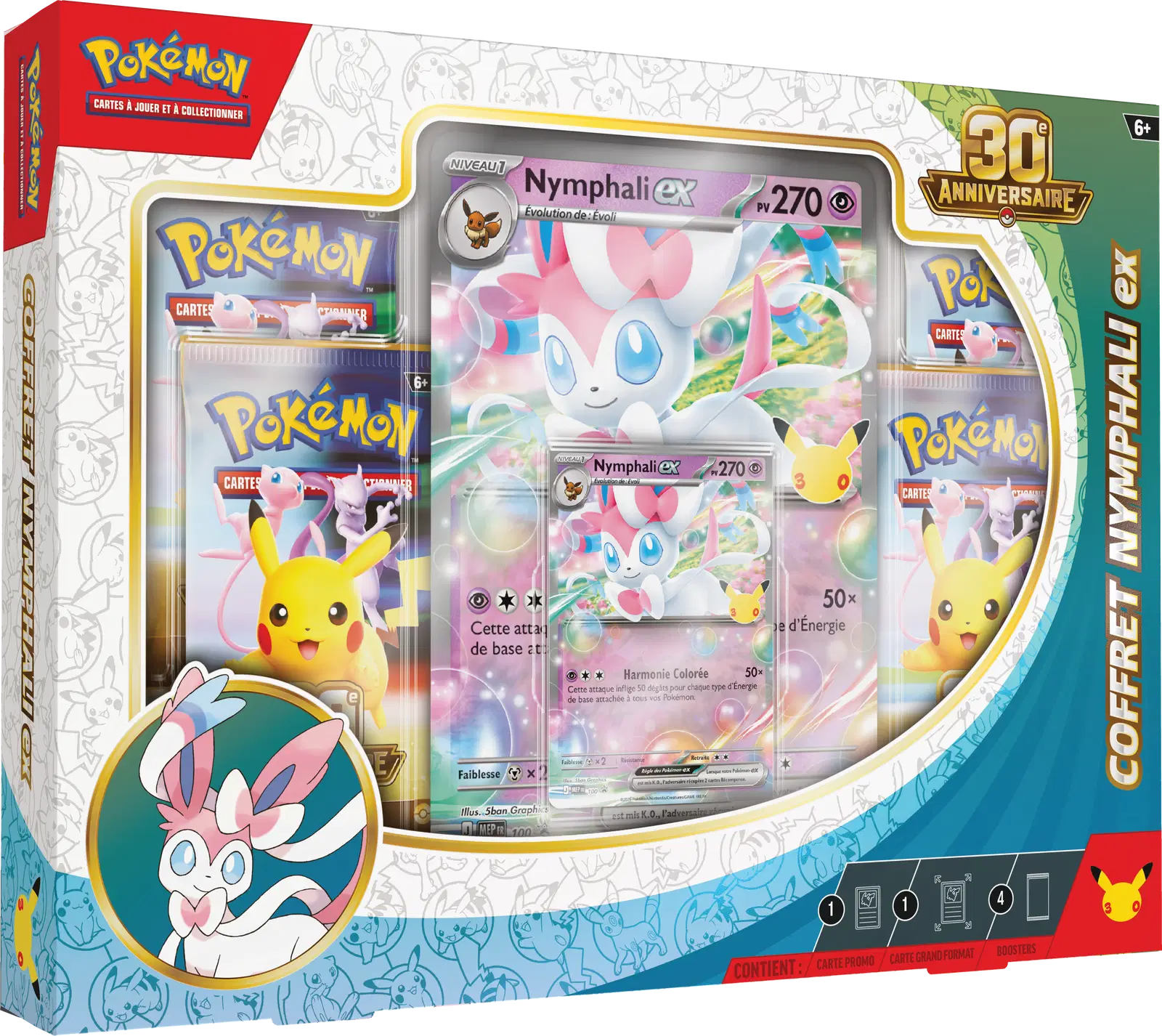 COFFRET NYMPHALI EX 30e ANNIVERSAIRE - ME5.5 - FRANCAIS 2026 POKEMON