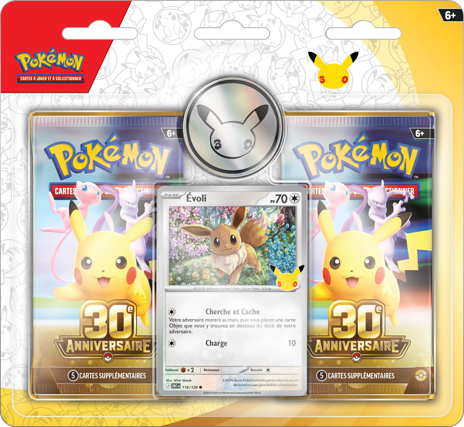 DUOPACK EVOLI 30e ANNIVERSAIRE - ME5.5 - FRANCAIS 2026 POKEMON